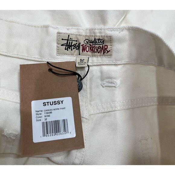 Stussy Work Pant Canvas in Bone - Picture 6 of 6